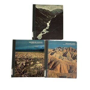 The American Wilderness Time Life Books Lot 3 Illustrated HC 1970s‎ Used Library